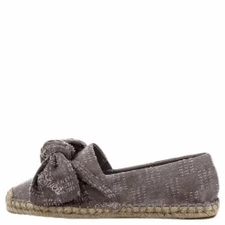 Amanda Knot Espandrillo Grey/Beige