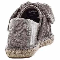 Amanda Knot Espandrillo Grey/Beige