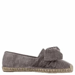 Amanda Knot Espandrillo Grey/Beige