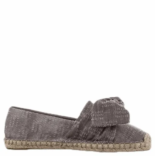 Amanda Knot Espandrillo Grey/Beige