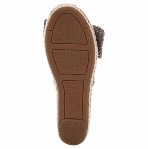 Amanda Knot Espandrillo Grey/Beige