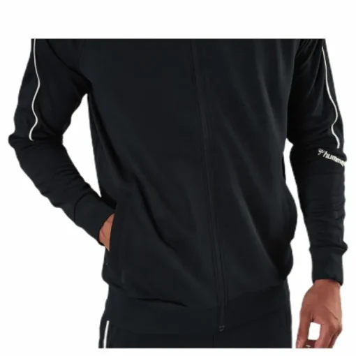 Amos Zip Jacket Black