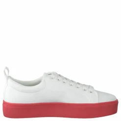 Arlo Three Antique White, Red Outsole