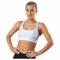 Armour Mid Crossback Bra Grey
