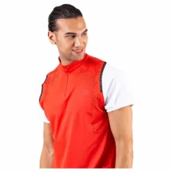 ASMC Zipper Tee White/Red