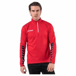 Authentic Half Zip Sweatshirt Red
