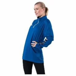 Authentic Half Zip Sweatshirt Blue
