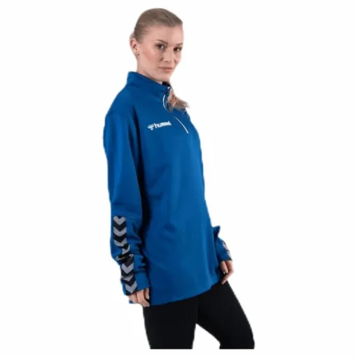 Authentic Half Zip Sweatshirt Blue