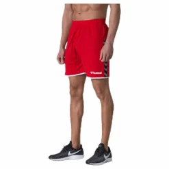 Authentic Poly Shorts Red