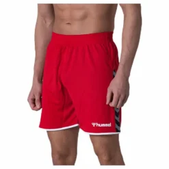 Authentic Poly Shorts Red