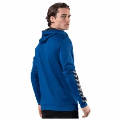Authentic Poly Zip Hoodie Blue