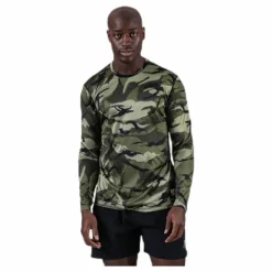 Axton Perf LS Tee Patterned/Black