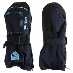 Baby Zip Long - Mitten 0-5 Years Blue