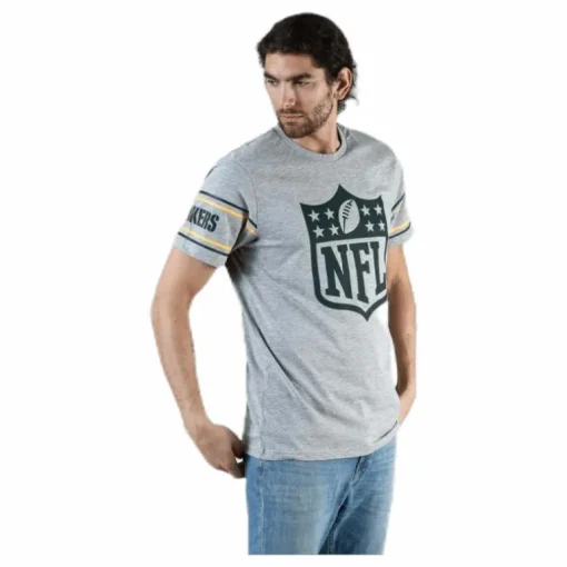 Badge Tee Green/Grey