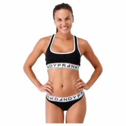 Bamboo Bralette White/Black