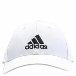 Baseball Cap Cotton Twill White / White / Black