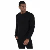 Basic Knit Crew Neck Black