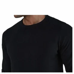 Basic Knit Crew Neck Black