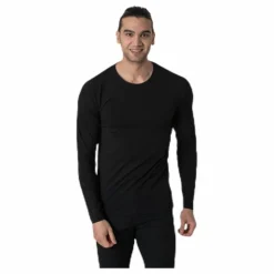 Basic O-Neck Tee L/S Black