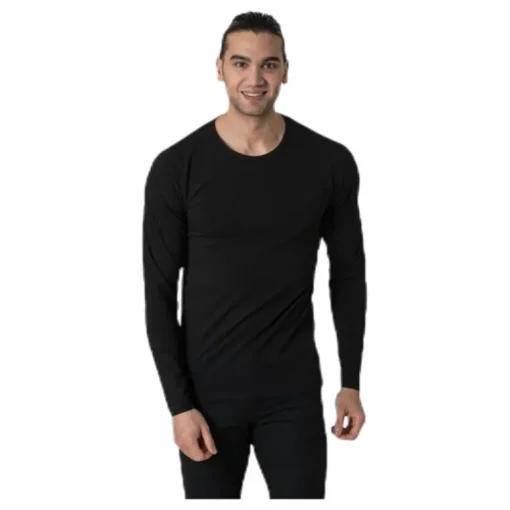 Basic O-Neck Tee L/S Black
