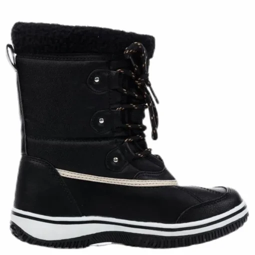 Bates Mid Cut Junior White/Black