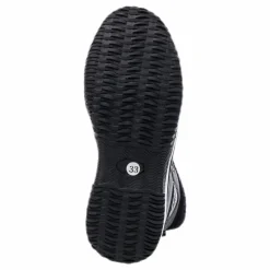 Bates Mid Cut Junior White/Black