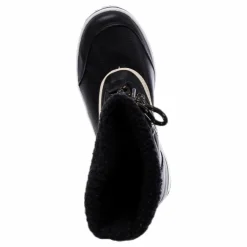 Bates Mid Cut Junior White/Black