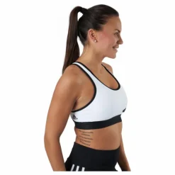 Believe This 3Bar Logo Bra White / Black