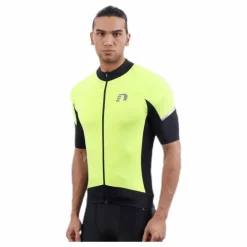 Bike Stretch Jersey Black/Yellow