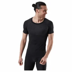 BL Top Crew Neck Performance Light Black