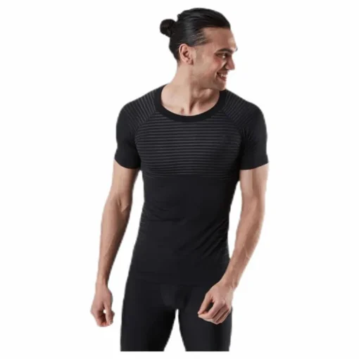 BL Top Crew Neck Performance Light Black