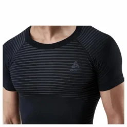 BL Top Crew Neck Performance Light Black