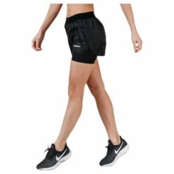 Black 2-Lay Shorts Black