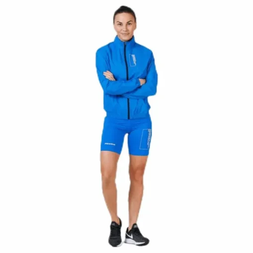 Black Track Jacket Blue