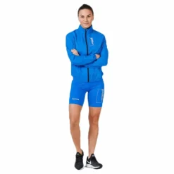 Black Track Jacket Blue