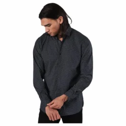 Blackpool Stretch Shirt L/s Mecca Orange