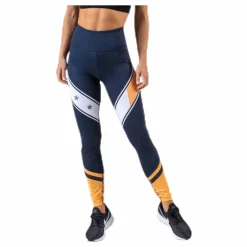 Block Legging Stars Full Length Blue