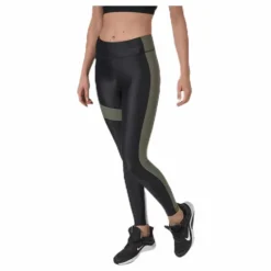 Blocked Compression Tights Green