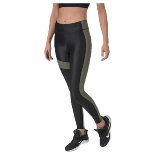 Blocked Compression Tights Green