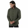 Bluplain Linen Shirt L/s Svart