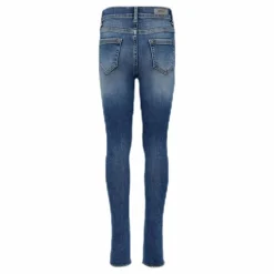 Blush Skinny Raw Jeans Blue