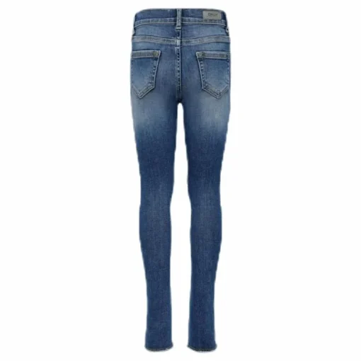 Blush Skinny Raw Jeans Blue