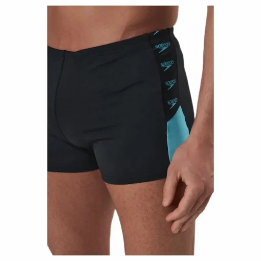 Boom Logo Splice Aquashort Blue/Black