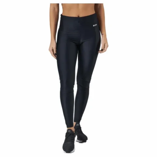 Borg High Waist Solid Tights Black Beauty