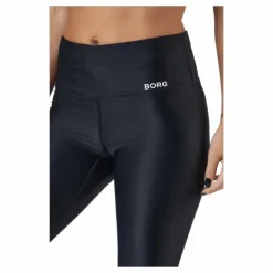 Borg High Waist Solid Tights Black Beauty