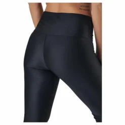 Borg High Waist Solid Tights Black Beauty