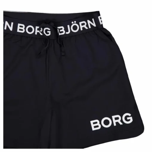 Borg Short Shorts Black Beauty