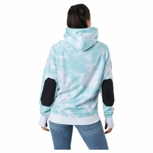 Bowl Hood 2.0 W Tie Dye Turquoise