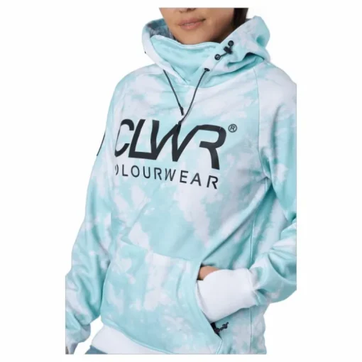 Bowl Hood 2.0 W Tie Dye Turquoise
