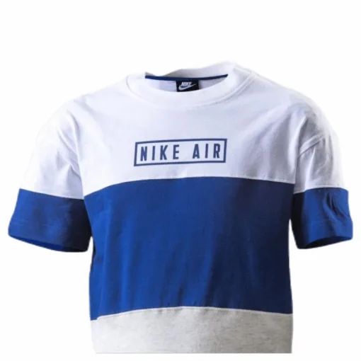 Boys Air Top SS Blue/White